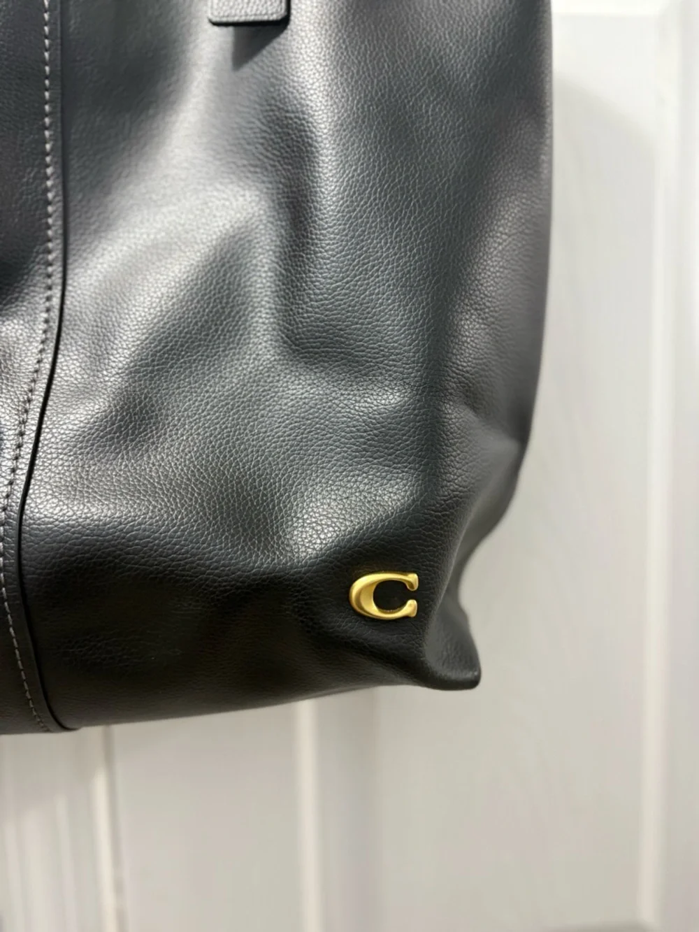 Coach North Tote Black NWOT SLIGHTLY FLAWED